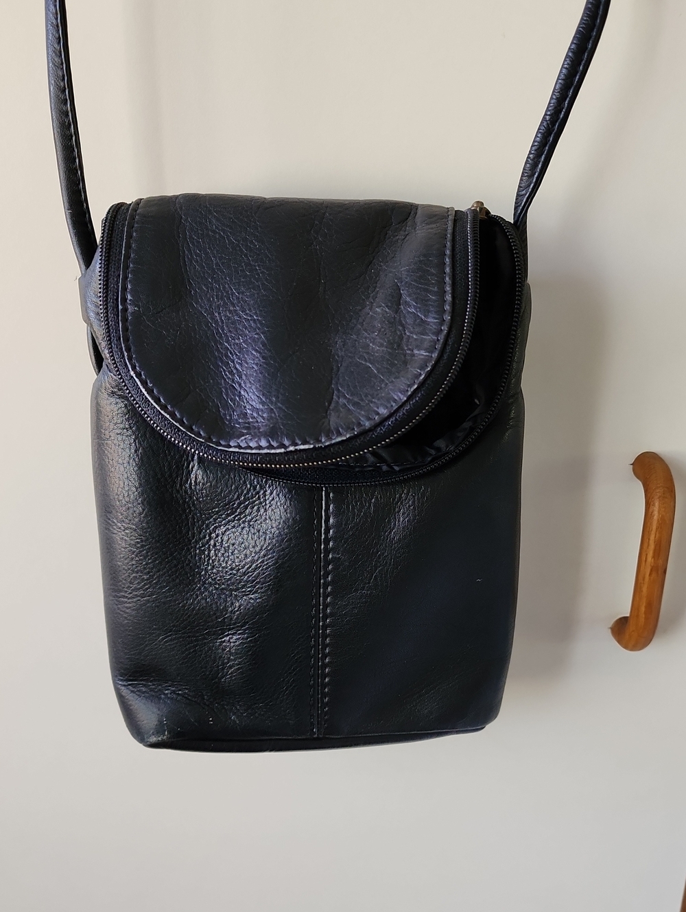 Vintage Leather Crossbody Bag